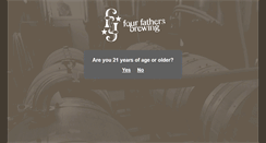 Desktop Screenshot of fourfathersbrewing.com